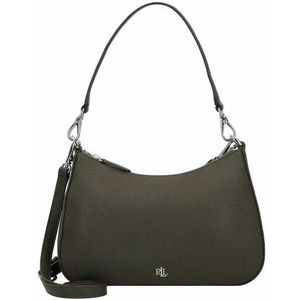 Lauren Ralph Lauren Danni Schoudertas Leer 26.5 cm dark olive