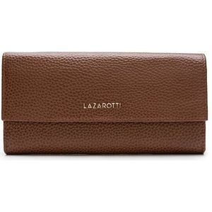 Lazarotti Bologna Leather Portemonnee Leer 19 cm brown