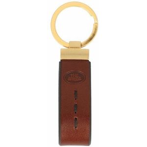 The Bridge Duccio Sleutelhanger Leer 10 cm brown-gold