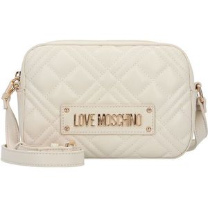 Love Moschino Quilted Schoudertas 20 cm ivory