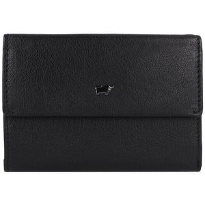Braun Büffel Anna Portemonnee RFID Leer 14 cm  zwart