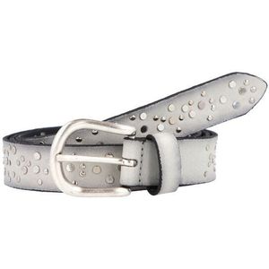 Vanzetti Studded belt Leer hellgrau 75 cm