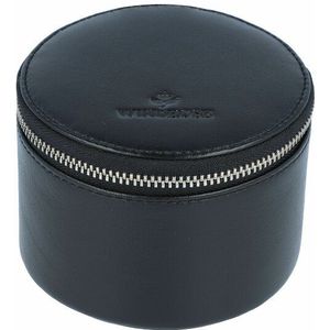 Windrose Basic Collection Nappa juwelenkoker Leer 10 cm schwarz