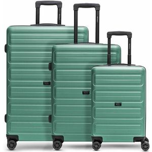 Redolz Essentials 08 3-SET 4 wielen Kofferset 3-delig green-blue 2