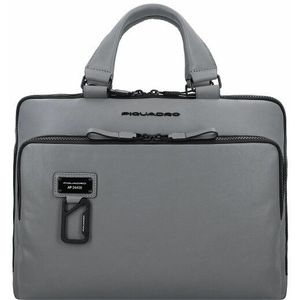 Piquadro Harper Koffer RFID-bescherming Leer 38 cm Laptop compartiment grey
