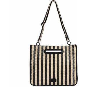 FredsBruder Sommerliebe Shopper Tas 36 cm black stripes