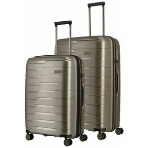 Travelite Air Base 4 Roll Suitcase Set 2st. champagner
