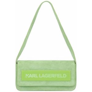 Karl Lagerfeld Essential Schoudertas Leer 24 cm pear green