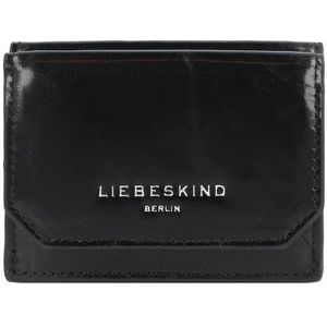 Liebeskind Lora Portemonnee RFID-bescherming Leer 10 cm black