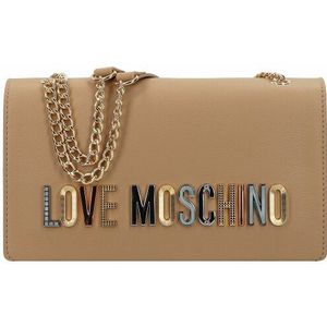 Love Moschino Logo Schoudertas 25 cm biscuit