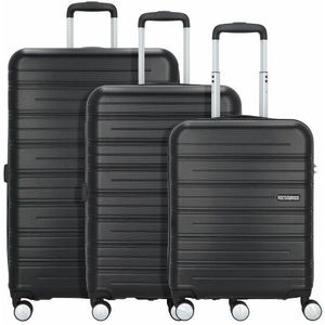 American Tourister High Turn 4 wielen Kofferset 3-delig universe black