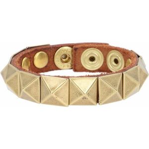 Campomaggi Armband leer 21,5 cm cognac