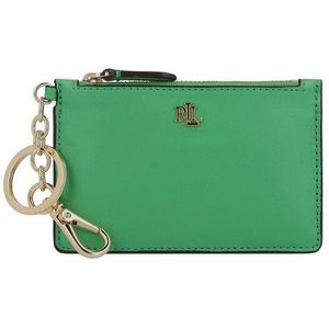 Lauren Ralph Lauren Zip Card Sleutel portemonnee Leer 13 cm green topaz