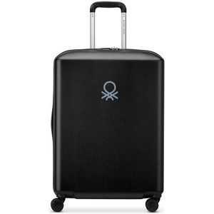 Delsey Paris x United Colors of Benetton UCB harde 4-wiel trolley 66 cm black