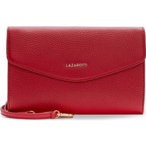 Lazarotti Bologna Leather Koppeltas Leer 23 cm red