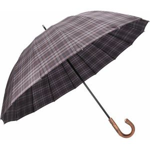 bugatti Doorman Stick Paraplu 105 cm black/grey