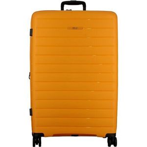 Jump Striper 4 wielen Trolley 77 cm met uitbreidingsplooi  geel