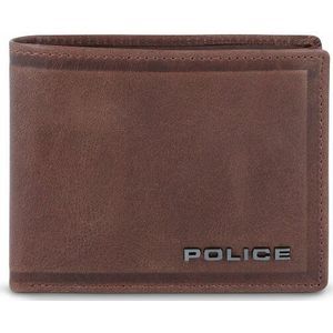 Police Portemonnee Leer 11.5 cm brown