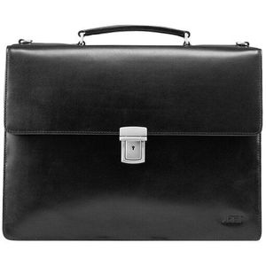 Jost Skagen Koffer Leer 40 cm Laptop compartiment  zwart