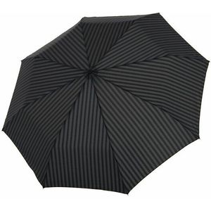 Doppler Manufaktur Orion Carbon Steel Open-Close Pocket Umbrella 29 cm stripe black-grey