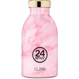 24Bottles Clima Drinkfles 330 ml pink marble