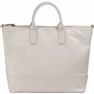 DuDu Halmahera Shopper Tas Leer 40 cm pearl grey