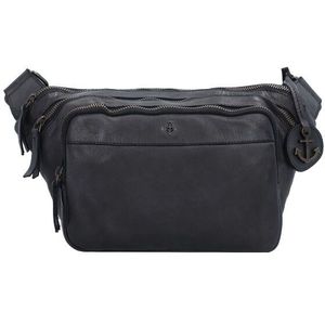 Harbour 2nd Cool Casual Matteo Schoudertas Leer 30 cm  zwart