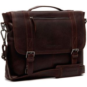 The Chesterfield Brand Veneto Koffer Leer 38 cm Laptop compartiment brown