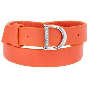 Davidoff Icoon armband leer 45 cm orange