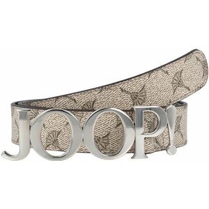 Joop! Riem leer beige-silver 90 cm