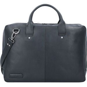 Plevier Navigator aktetas Leder 44 cm Laptopvak schwarz