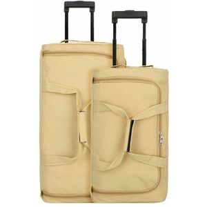 pierre cardin Vignole 2-wiel reistas 2 stuks. beige