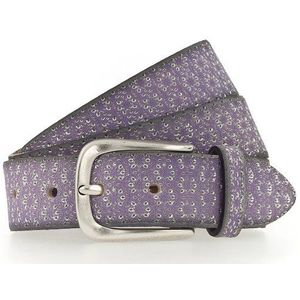 b.belt Riem Leer 100 cm paars