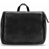 Farmhood Memphis Toilettas Leer 27 cm black