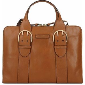 The Bridge Elena Laptoptas Leer 35 cm cognac