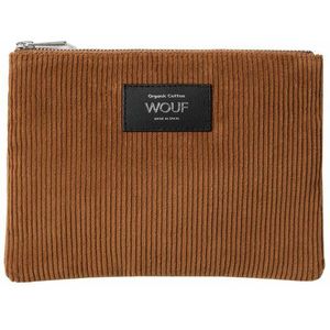 Wouf Corduroy cosmeticatas 21,5 cm caramel