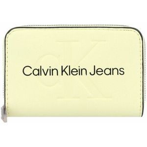 Calvin Klein Jeans Gebeeldhouwde portefeuille 11 cm yellow