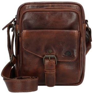 Greenburry Rugged Schoudertas Leer 21 cm brown