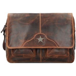 Billy the Kid Ranger Zakelijke koffer tas Leer 38 cm laptopvak brown