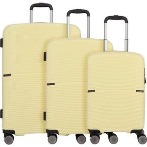 Worldpack - Kofferset - Zwart - Kunststof - 3-delig - 37L 63L 103L