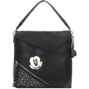 Desigual Mickey Studstyle Schoudertas 32 cm black