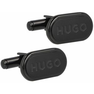 Hugo E-Classic Manchetknopen Roestvrij staal 1.5 cm black