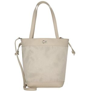 Calvin Klein Re-Lock Shopper Tas 21 cm stoney beige