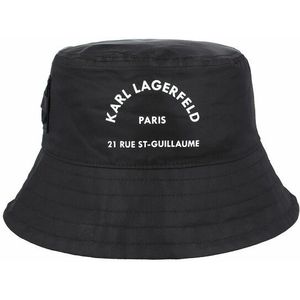 Karl Lagerfeld Rue St. Guillaume Hoed 34 cm black/lime