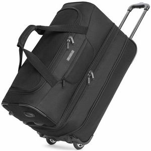 Redolz Duffle Essentials MEDIUM EXP. 2 wielen Reistas S 55 cm met uitbreidingsplooi black2