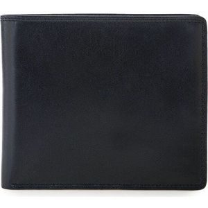 Mywalit Portemonnee RFID Leer 12 cm black/blue