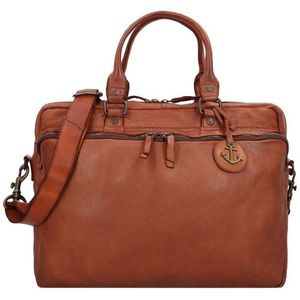 Harbour 2nd Jonathan aktetas leer 47 cm charming cognac