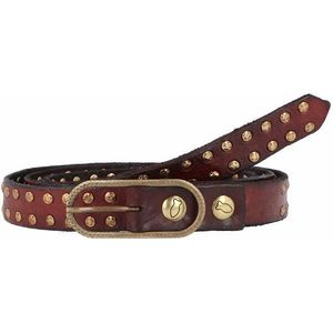 Campomaggi Studded riem leer vinaccia 95 cm