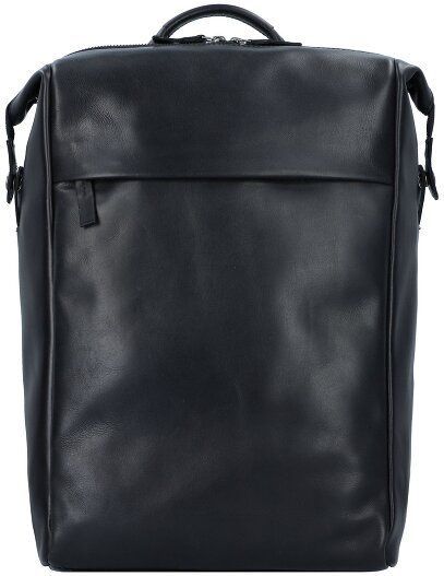 Harold's Caugio Dagrugzak Leer 39 cm Laptop compartiment  zwart