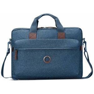 Delsey Paris Maubert 2.0 aktetas 40 cm laptop compartiment blau